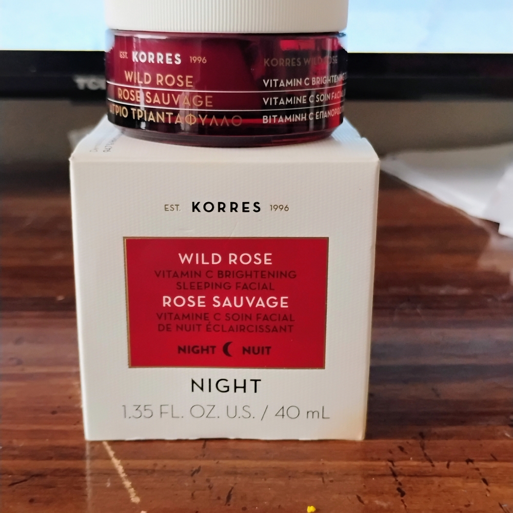 Korres Wild Rose Night Sleeping Facial - Red & White Packaging